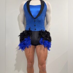Weissman Dance Costume leotard Size MA